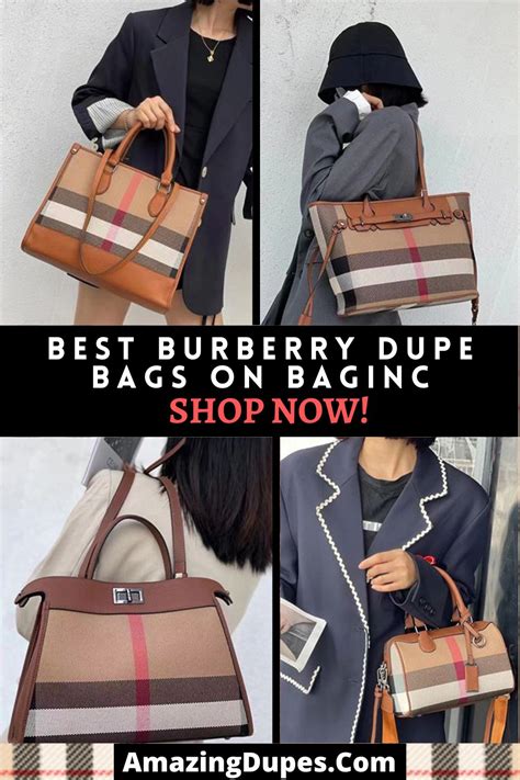 burberry bag dupes|burberry knockoff bags.